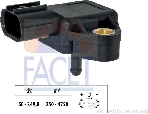 FACET 10.3262 - Gaisa spiediena devējs, Augstuma regulēšana ps1.lv