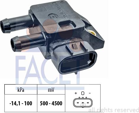 FACET 10.3284 - Gaisa spiediena devējs, Augstuma regulēšana ps1.lv