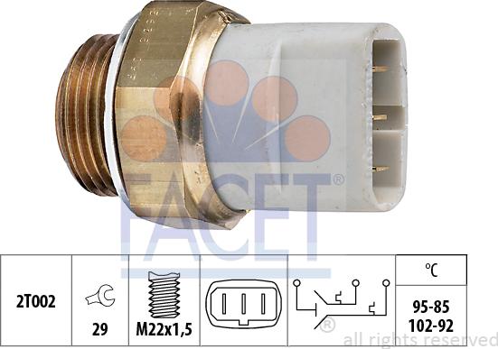 FACET 7.5635 - Termoslēdzis, Radiatora ventilators ps1.lv