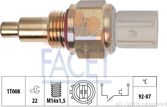 FACET 7.5050 - Termoslēdzis, Radiatora ventilators ps1.lv