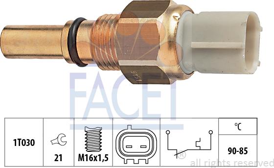 FACET 7.5151 - Termoslēdzis, Radiatora ventilators ps1.lv