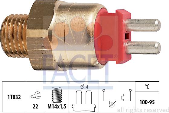 FACET 7.5169 - Termoslēdzis, Radiatora ventilators ps1.lv