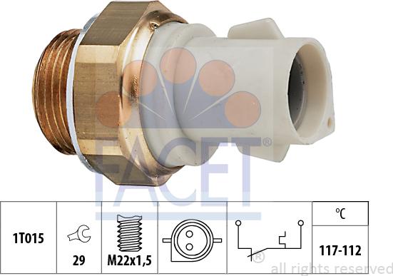 FACET 7.5166 - Termoslēdzis, Radiatora ventilators ps1.lv