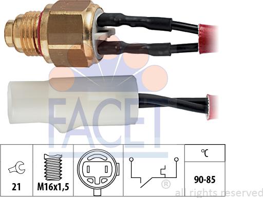 FACET 7.5110 - Termoslēdzis, Radiatora ventilators ps1.lv