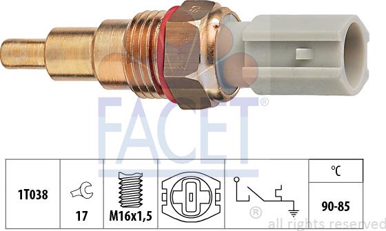 FACET 7.5205 - Termoslēdzis, Radiatora ventilators ps1.lv