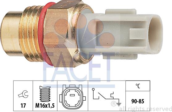 FACET 7.5223 - Termoslēdzis, Radiatora ventilators ps1.lv