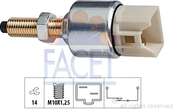 FACET 7.1092 - Bremžu signāla slēdzis ps1.lv