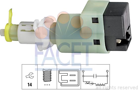 FACET 7.1107 - Bremžu signāla slēdzis ps1.lv