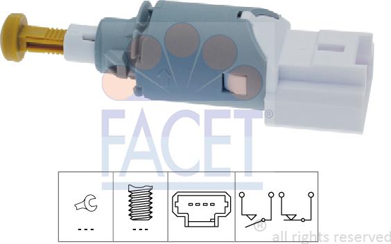 FACET 7.1225 - Bremžu signāla slēdzis ps1.lv