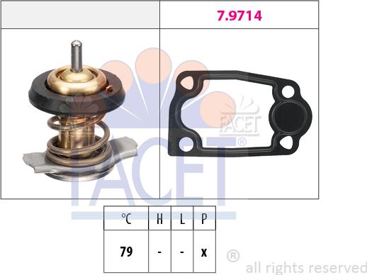 FACET 7.8942 - Termostats, Dzesēšanas šķidrums ps1.lv