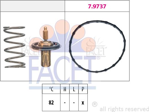 FACET 7.8950 - Termostats, Dzesēšanas šķidrums ps1.lv