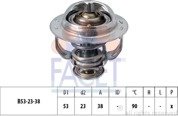 FACET 7.8957S - Termostats, Dzesēšanas šķidrums ps1.lv