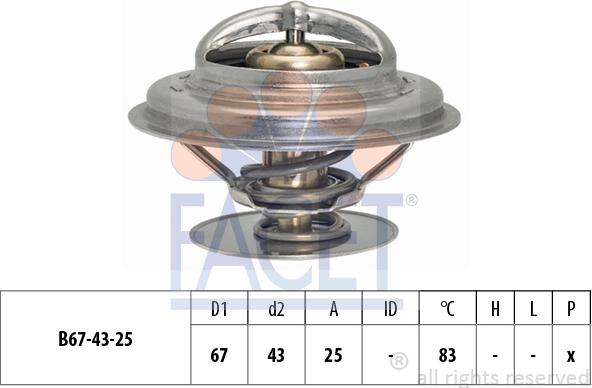 FACET 7.8982S - Termostats, Dzesēšanas šķidrums ps1.lv