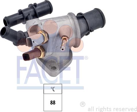 FACET 7.8497 - Termostats, Dzesēšanas šķidrums ps1.lv