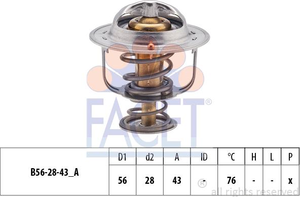 FACET 7.8403S - Termostats, Dzesēšanas šķidrums ps1.lv