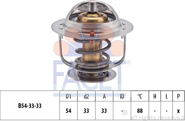 FACET 7.8414S - Termostats, Dzesēšanas šķidrums ps1.lv