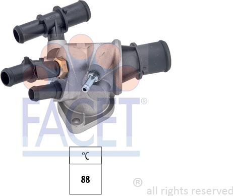 FACET 7.8563 - Termostats, Dzesēšanas šķidrums ps1.lv