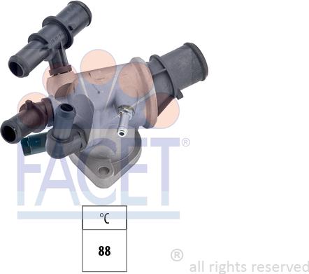 FACET 7.8582 - Termostats, Dzesēšanas šķidrums ps1.lv