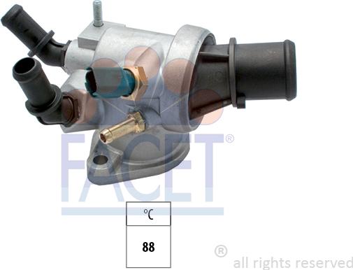 FACET 7.8669 - Termostats, Dzesēšanas šķidrums ps1.lv