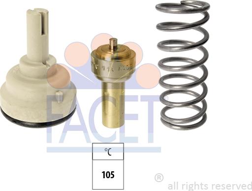 FACET 7.8618S - Termostats, Dzesēšanas šķidrums ps1.lv