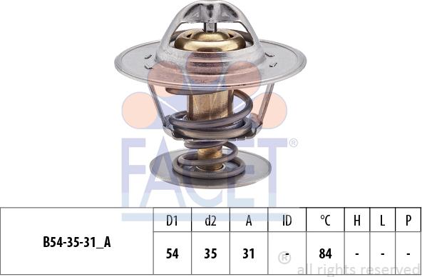 FACET 7.8612S - Termostats, Dzesēšanas šķidrums ps1.lv