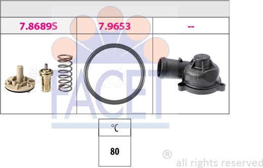 FACET 7.8689K - Termostats, Dzesēšanas šķidrums ps1.lv