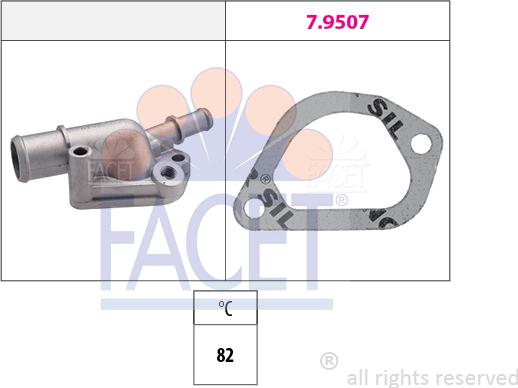 FACET 7.8154 - Termostats, Dzesēšanas šķidrums ps1.lv