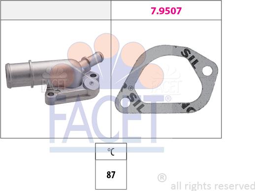 FACET 7.8160 - Termostats, Dzesēšanas šķidrums ps1.lv