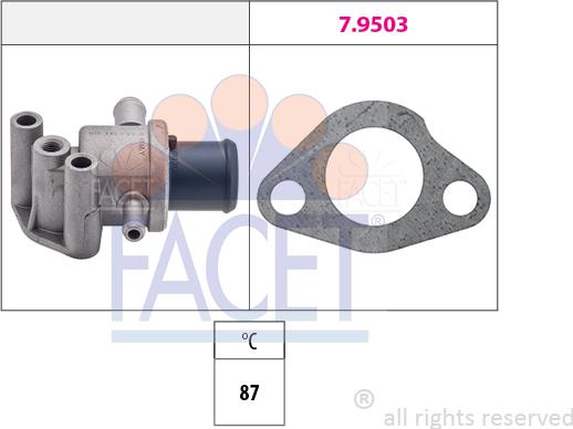 FACET 7.8109 - Termostats, Dzesēšanas šķidrums ps1.lv