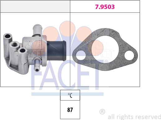 FACET 7.8105 - Termostats, Dzesēšanas šķidrums ps1.lv