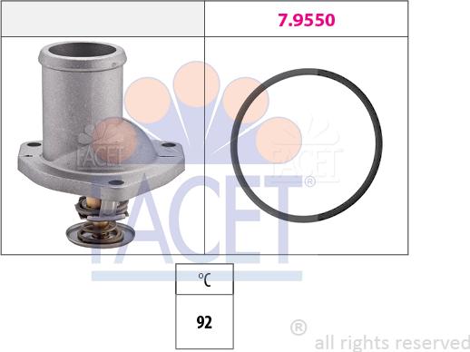 FACET 7.8188 - Termostats, Dzesēšanas šķidrums ps1.lv