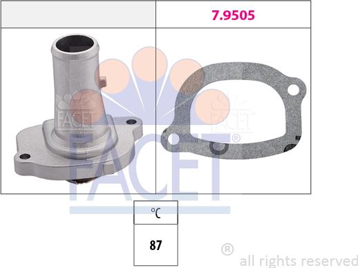 FACET 7.8124 - Termostats, Dzesēšanas šķidrums ps1.lv