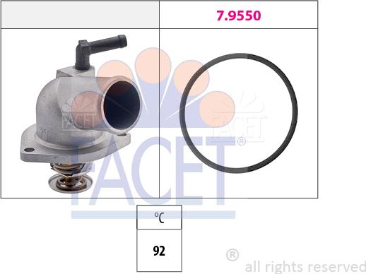 FACET 7.8174 - Termostats, Dzesēšanas šķidrums ps1.lv