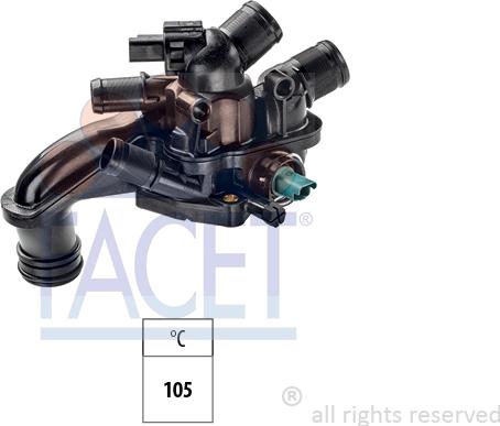 FACET 7.8863 - Termostats, Dzesēšanas šķidrums ps1.lv