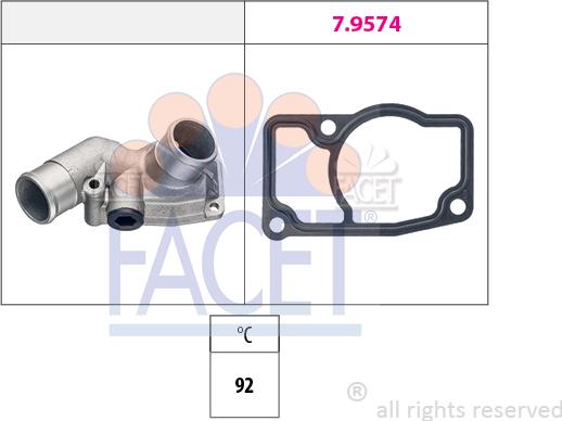 FACET 7.8832 - Termostats, Dzesēšanas šķidrums ps1.lv