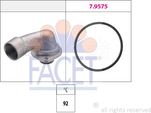 FACET 7.8349 - Termostats, Dzesēšanas šķidrums ps1.lv