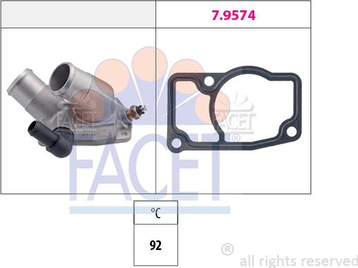 FACET 7.8344 - Termostats, Dzesēšanas šķidrums ps1.lv