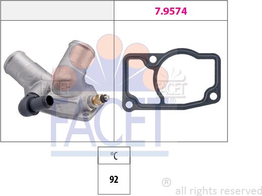 FACET 7.8348 - Termostats, Dzesēšanas šķidrums ps1.lv