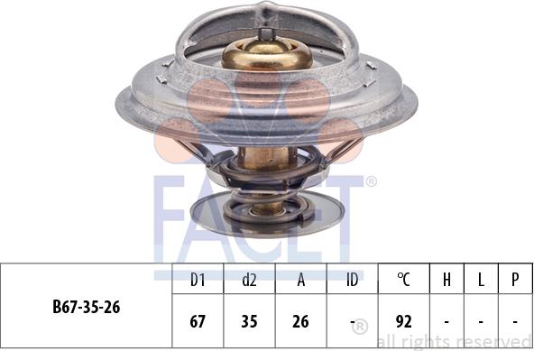 FACET 7.8302S - Termostats, Dzesēšanas šķidrums ps1.lv