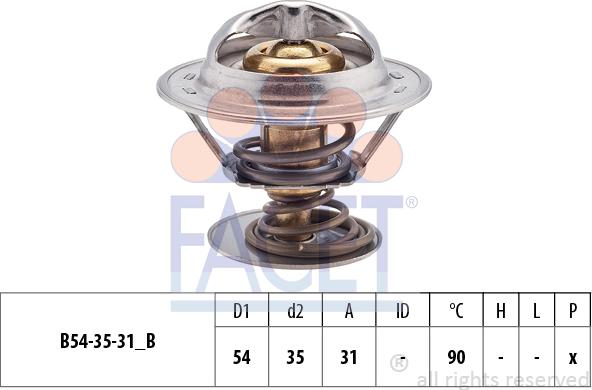 FACET 7.8307S - Termostats, Dzesēšanas šķidrums ps1.lv