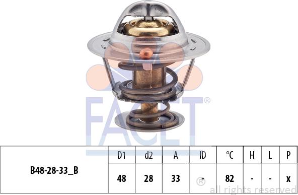 FACET 7.8319S - Termostats, Dzesēšanas šķidrums ps1.lv