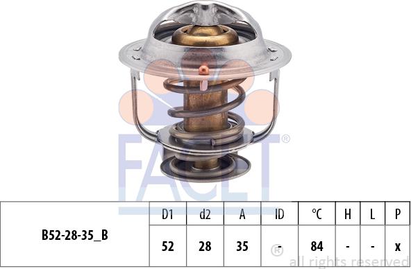 FACET 7.8315S - Termostats, Dzesēšanas šķidrums ps1.lv