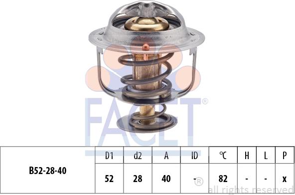 FACET 7.8383S - Termostats, Dzesēšanas šķidrums ps1.lv