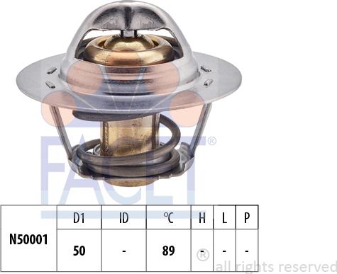 FACET 7.8322S - Termostats, Dzesēšanas šķidrums ps1.lv