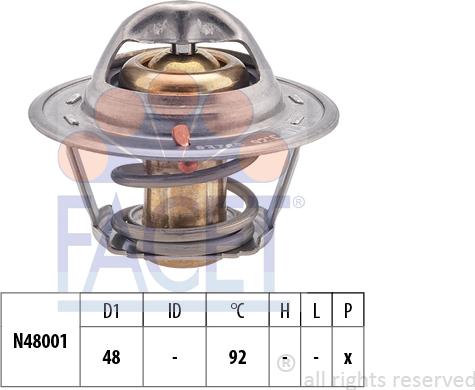 FACET 7.8376S - Termostats, Dzesēšanas šķidrums ps1.lv