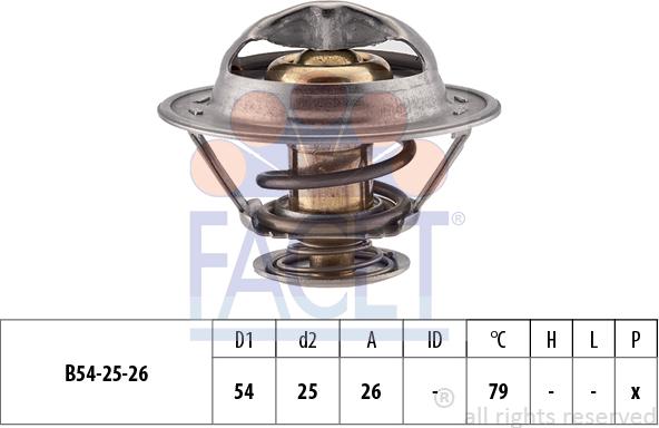 FACET 7.8299S - Termostats, Dzesēšanas šķidrums ps1.lv