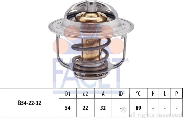 FACET 7.8298S - Termostats, Dzesēšanas šķidrums ps1.lv