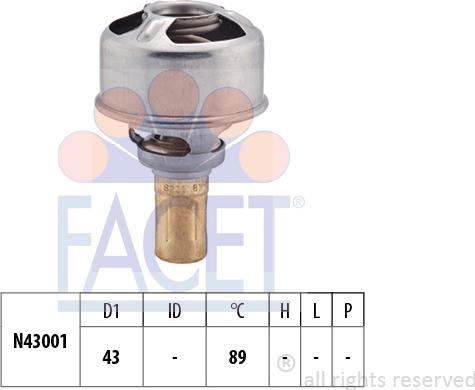 FACET 7.8246 - Termostats, Dzesēšanas šķidrums ps1.lv