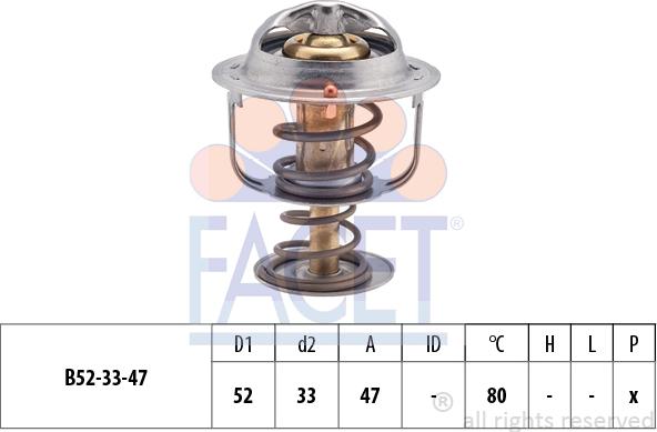 FACET 7.8205S - Termostats, Dzesēšanas šķidrums ps1.lv