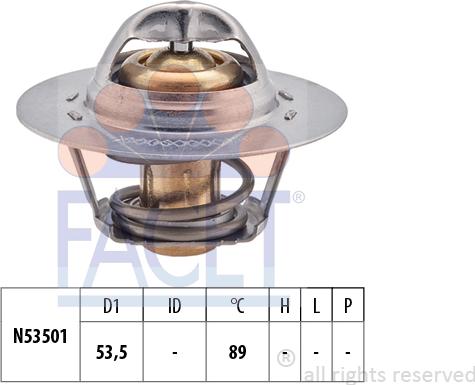 FACET 7.8239S - Termostats, Dzesēšanas šķidrums ps1.lv